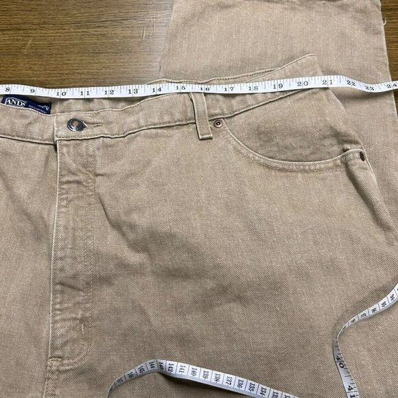 New Lands End Square Rigger Mens Khaki Pants Size 44W x 32L 100% Cotton - Picture 7 of 10